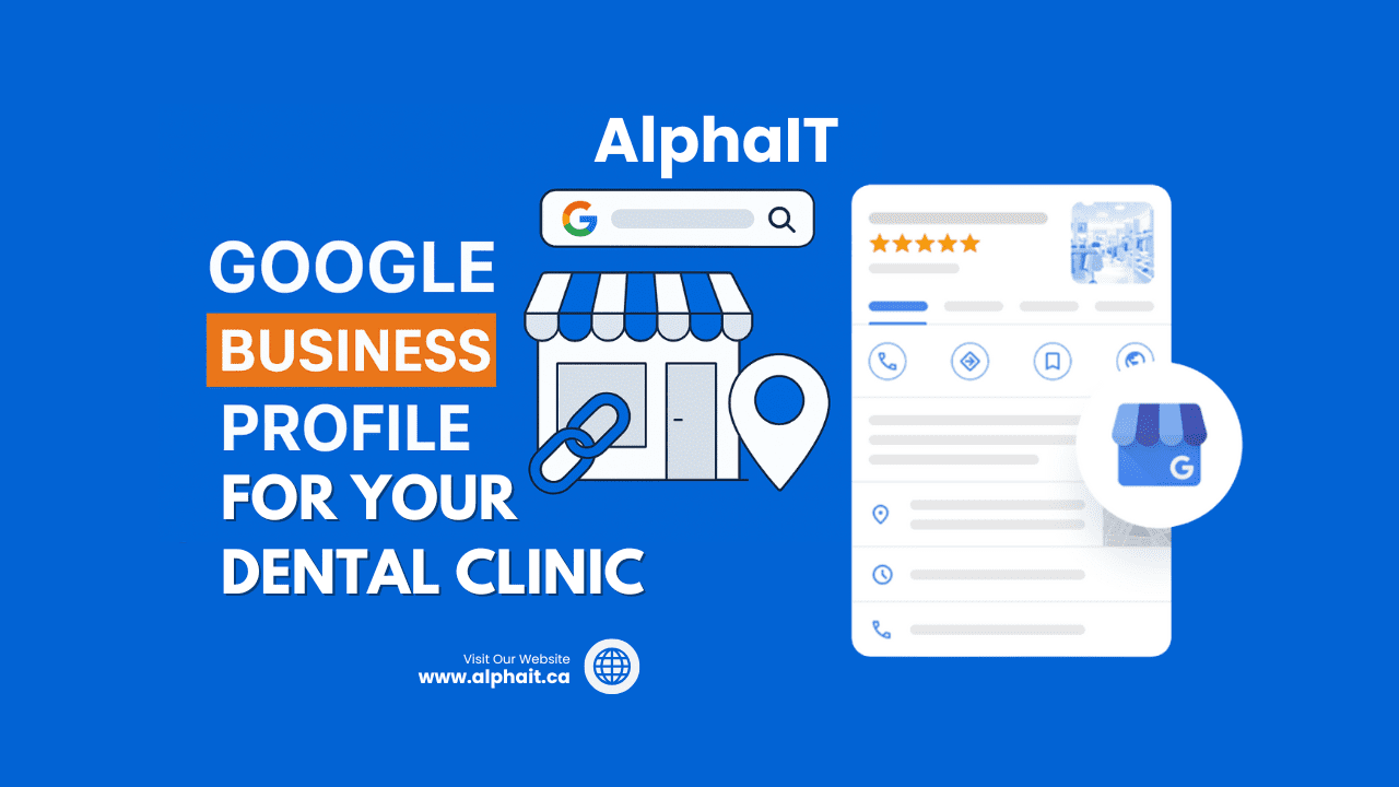 Google Business Profile example for a dental clinic in edmonton